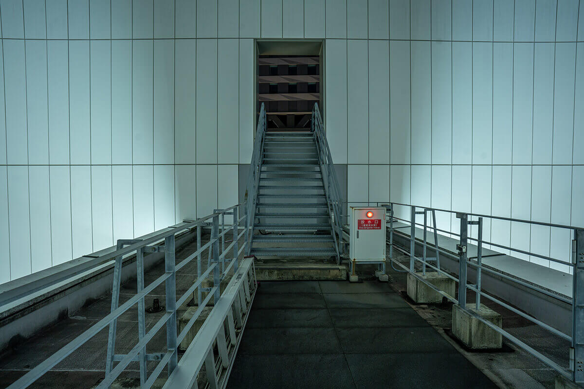 新館屋上 夜③