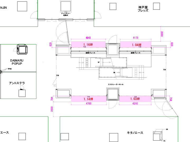 福岡PARCO 本館B1Fイベントスペース