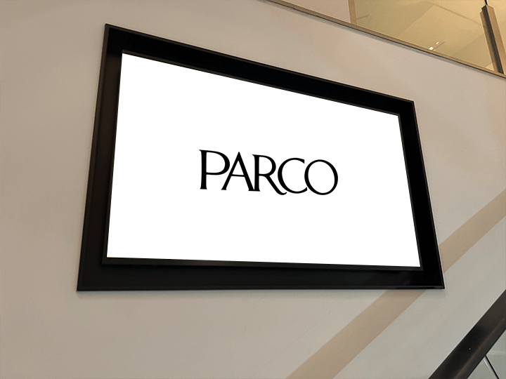 仙台PARCO 本館エスカレーター層間　デジタルサイネージ