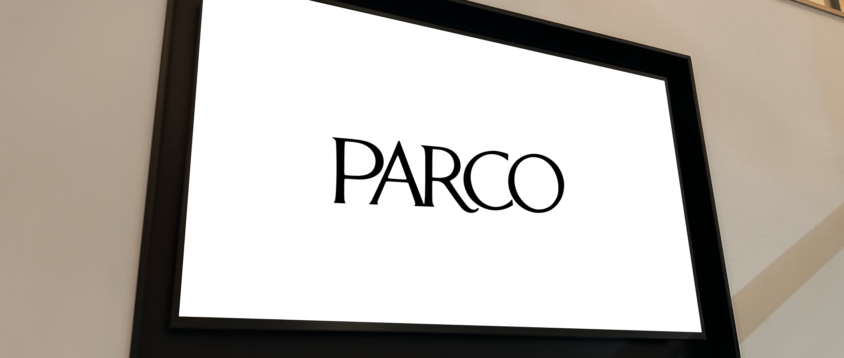 仙台PARCO 本館エスカレーター層間　デジタルサイネージ