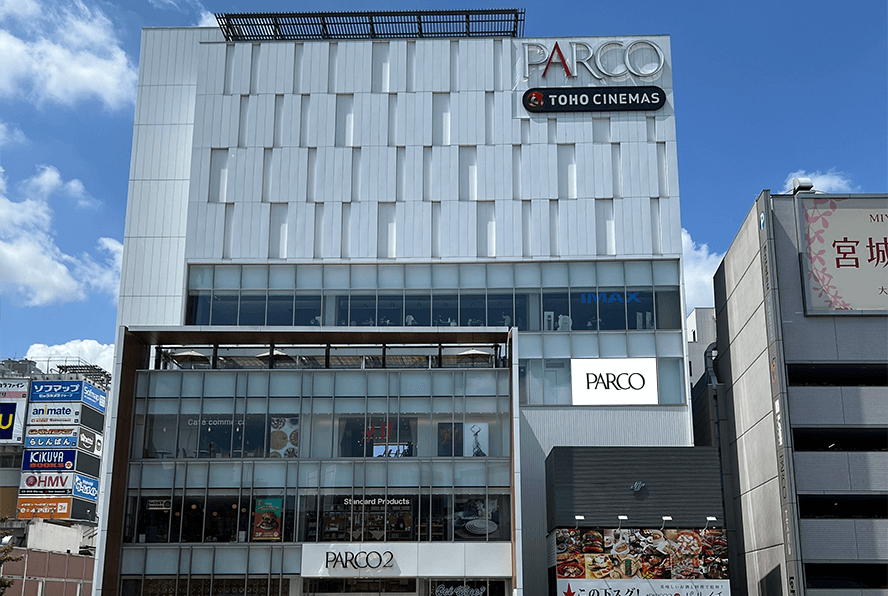 仙台PARCO PARCO2 壁面 大型ビジョン